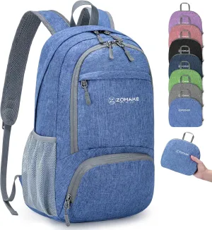 ZOMAKE 20L Lightweight Packable Hiking Backpack - Small Travel Hiking Daypack - Tear Resistant Foldable Day Pack for Camping