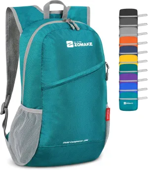 ZOMAKE Lightweight Packable Backpack 20L, Foldable Backpacks Small Daypack for Hiking Water Resistant Day Bag for Travel