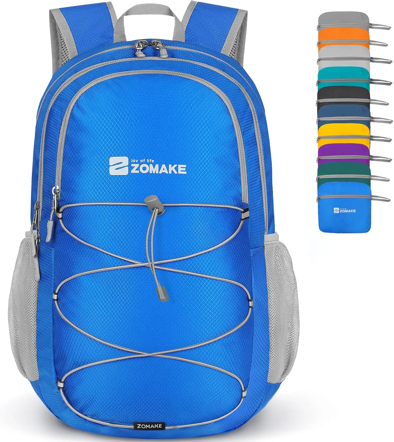 ZOMAKE Lightweight Packable Backpack 28L, Foldable Backpacks Water Resistant Collapsible Day Bag Light Daypack for Hiking