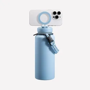 ZTAR Insulated Stainless Steel Water Bottle – Compatible with Magsafe usable as Tripod, Leak-Proof, Keeps Drinks cool or warm, For Travel, Gym, and Office, Ideal Gift for Women, Men & Kids, 32 oz